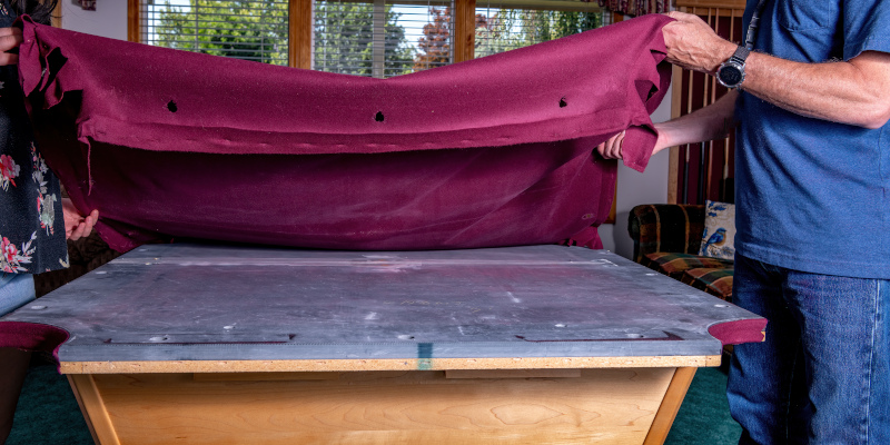 Pool Table Restoration in St. Louis, Missouri